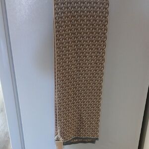 Michael Kors Brown and Cream Scarf